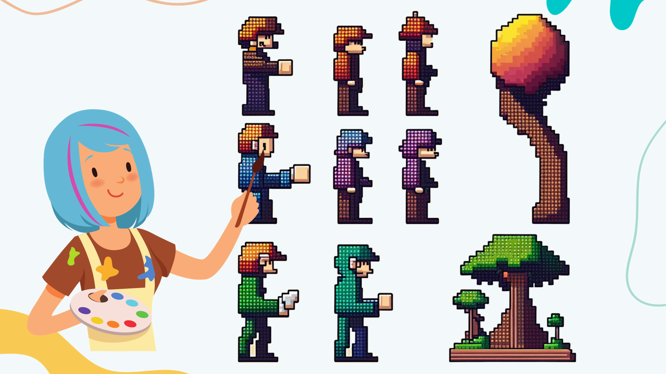 OC] 32x32 character color practice : r/PixelArt