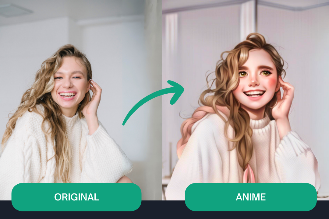 Photo to Anime Converter Portrait 1 edited