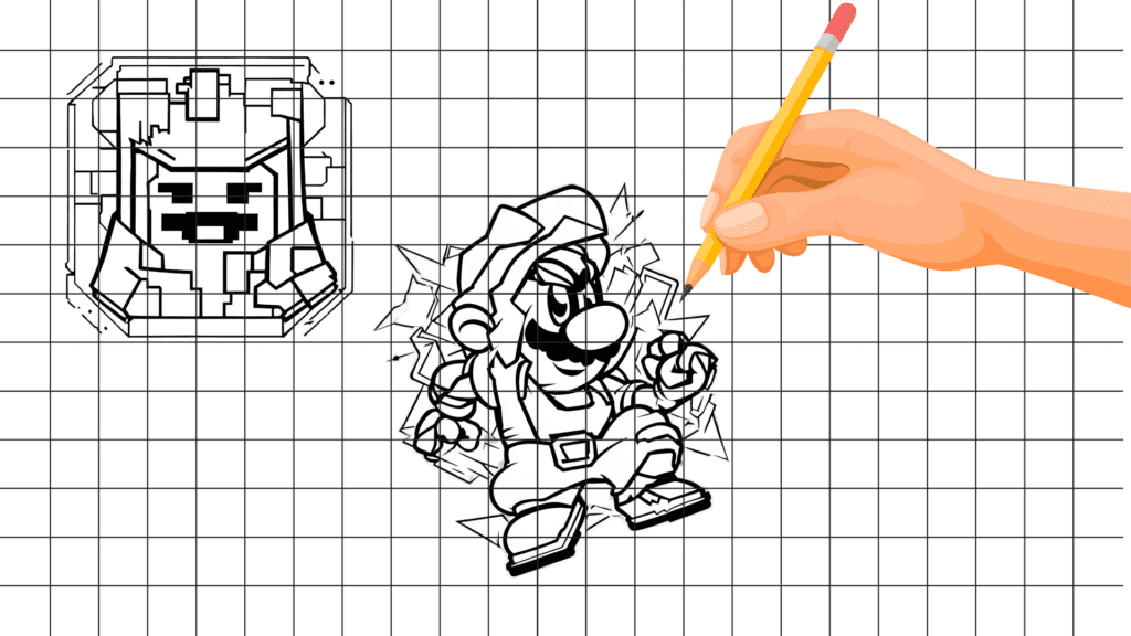Super Mario Outline