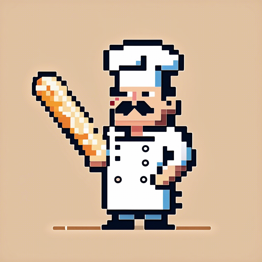 pixel art chef created using AI Generator Kit